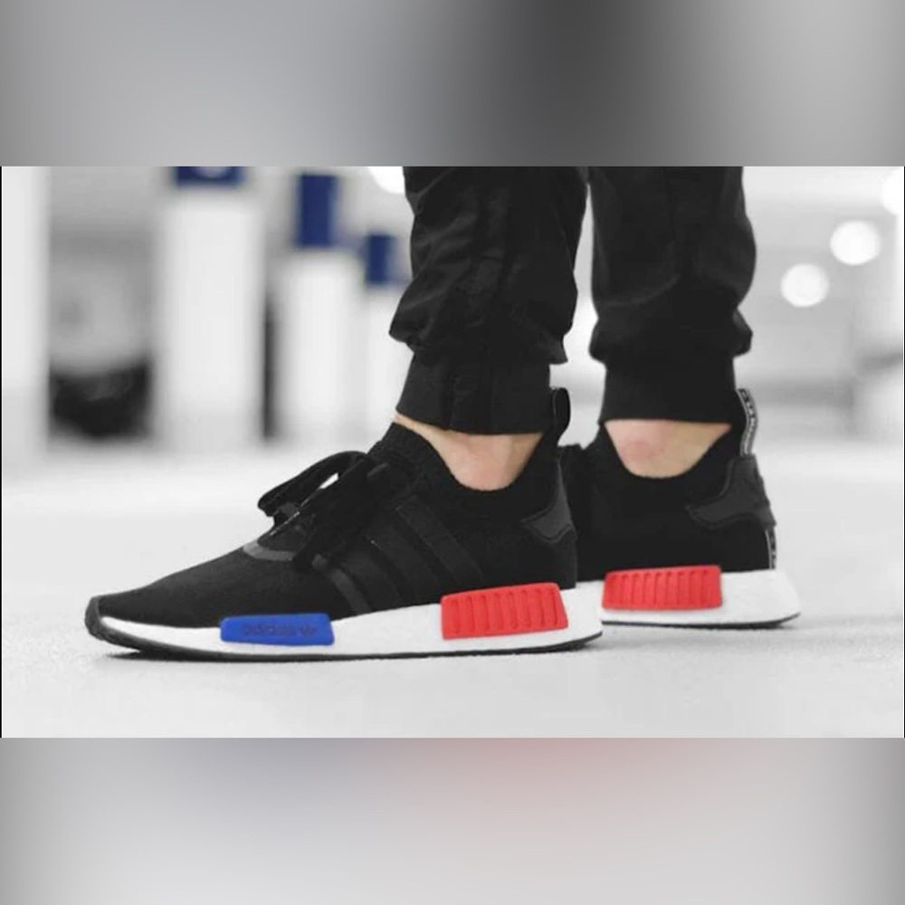 adidas Black and Red Sneakers